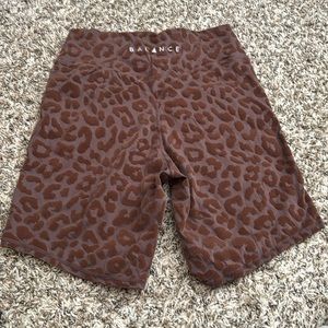 Leopard Balance Biker shorts
